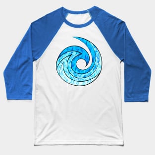 Water Spiral Baseball T-Shirt